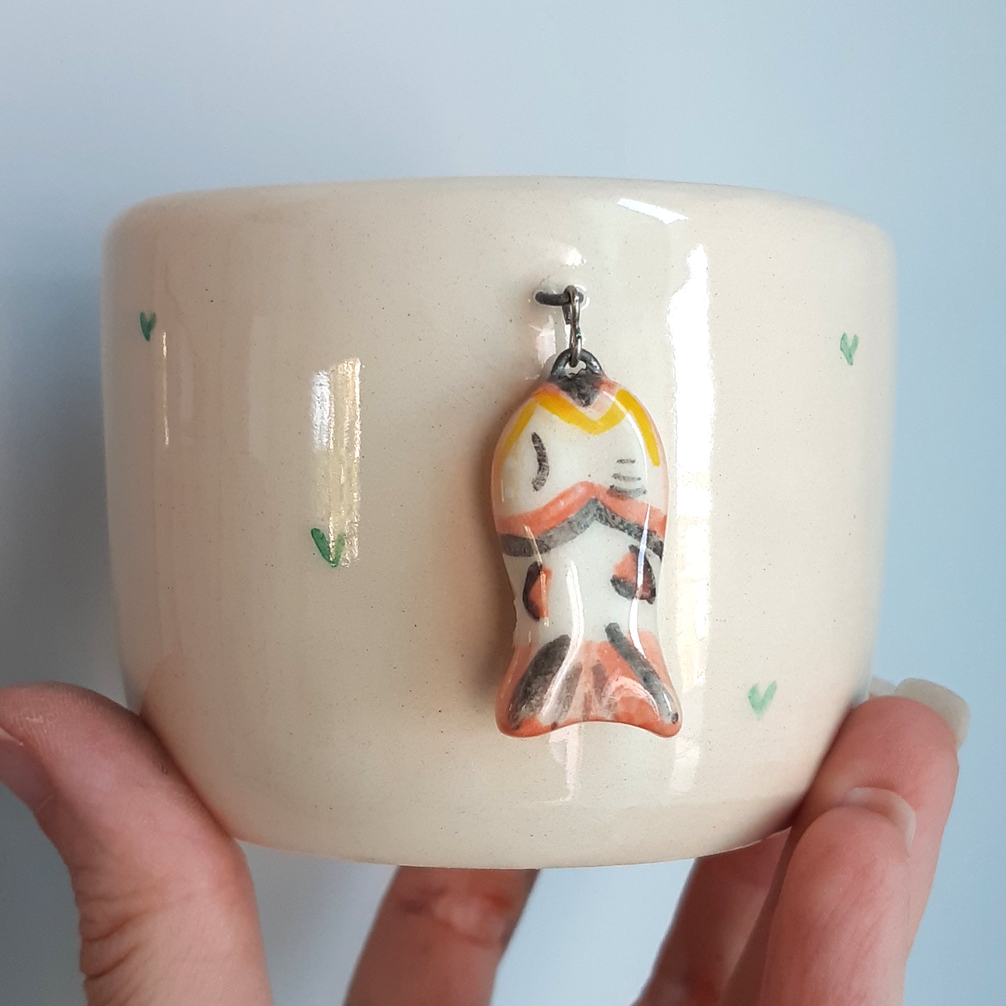 Taza sin asa personalizada